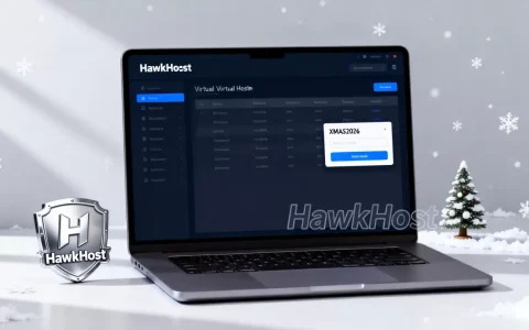 HawkHost圣诞优惠码怎么用？2026最新虚拟主机折扣攻略