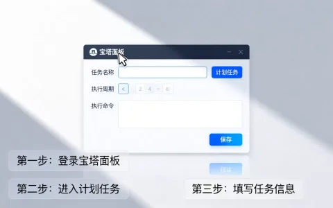 宝塔面板怎么添加计划任务？宝塔面板设置定时任务