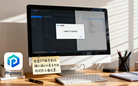 小皮面板FTP连不上怎么解决？phpstudy ftp连接失败原因