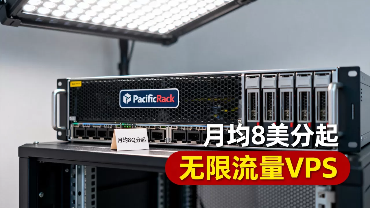 PacificRack洛杉矶QN机房VPS月均8美分起值得入手吗？洛杉矶无限流量VPS推荐