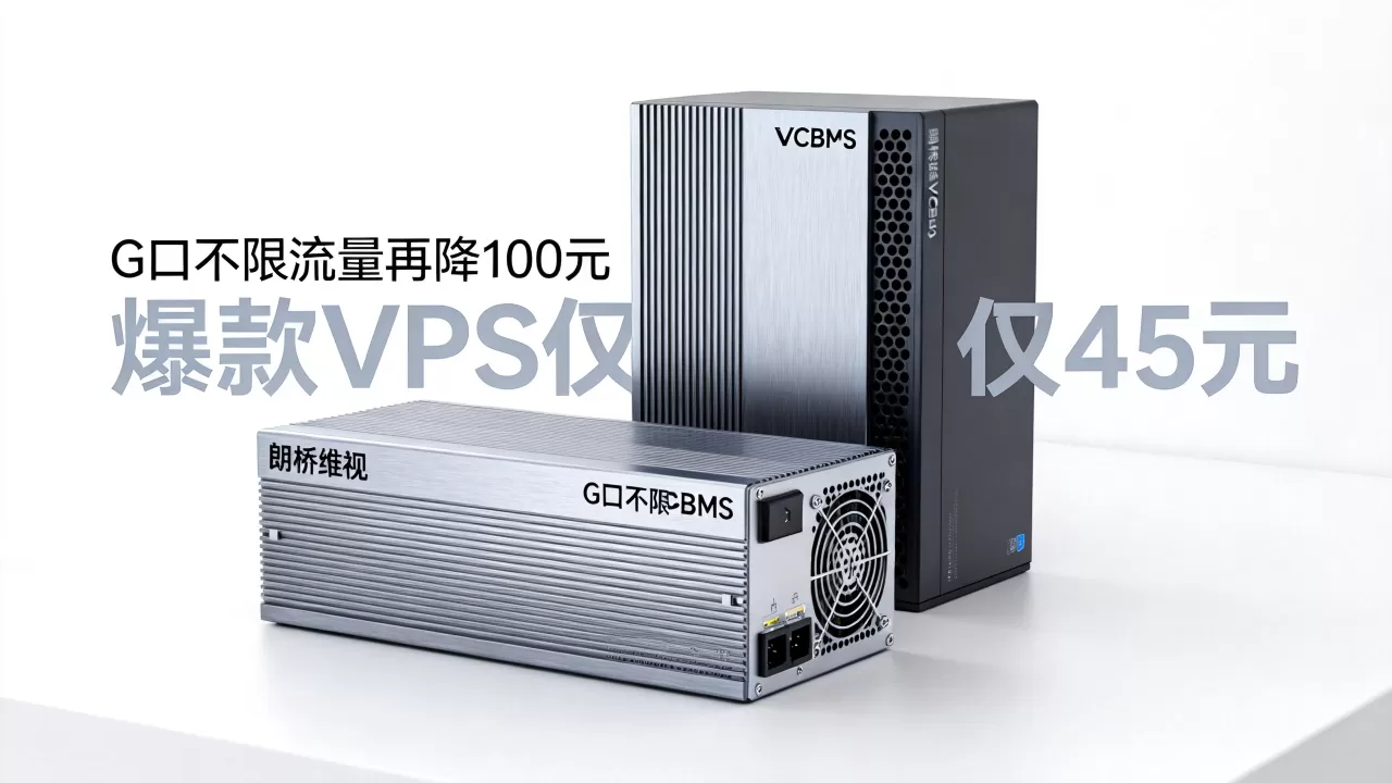 朗桥维视VCBMS年终钜惠G口不限流量再降100元，爆款VPS仅45元抢购攻略