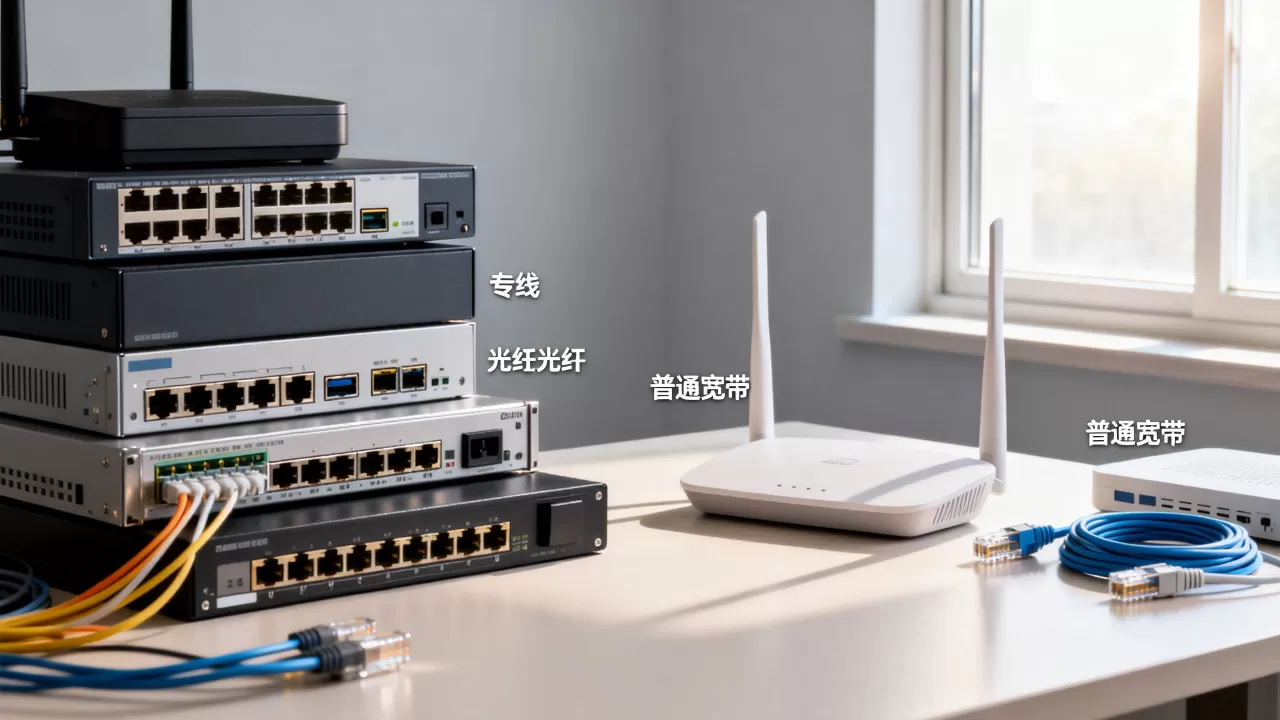 专线和普通宽带的区别在哪? 专线和普通宽带的区别在哪?