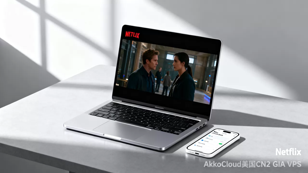 AkkoCloud美国CN2 GIA VPS能看奈飞吗?解锁Netflix视频 AkkoCloud美国CN2 GIA VPS能看奈飞吗?解锁Netflix视频