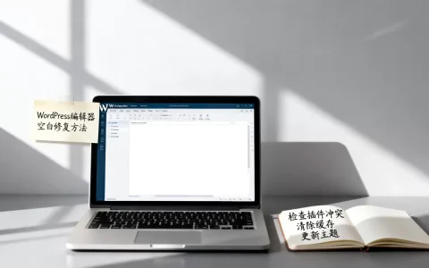 WordPress站点编辑器白屏怎么办？WordPress编辑器空白修复方法
