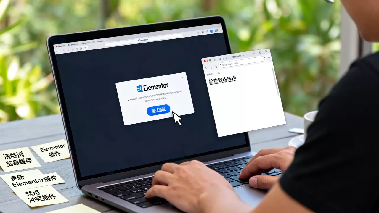 Elementor无法加载怎么解决？Elementor加载失败修复方法