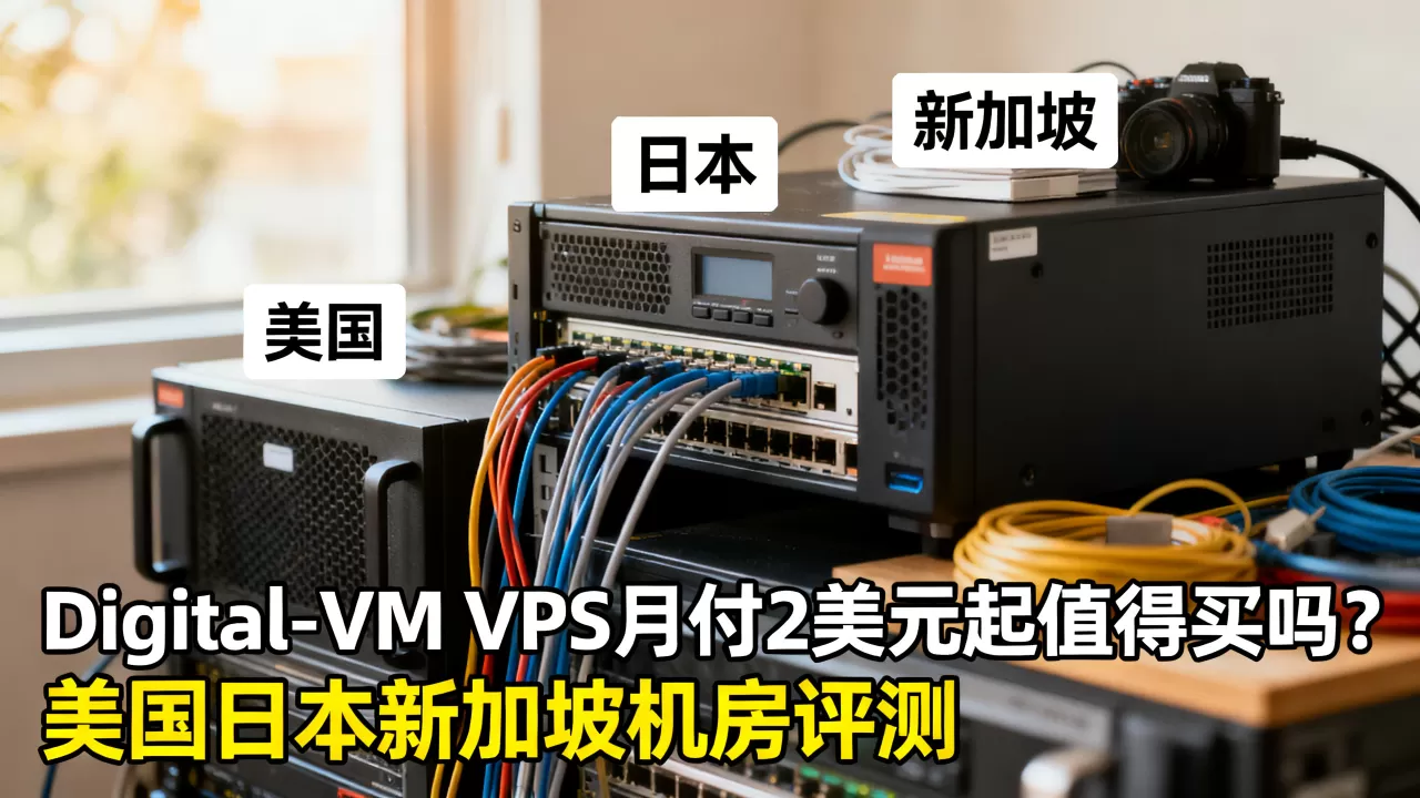 Digital-VM VPS月付2美元起值得买吗?美国日本新加坡机房评测 Digital-VM VPS月付2美元起值得买吗?美国日本新加坡机房评测