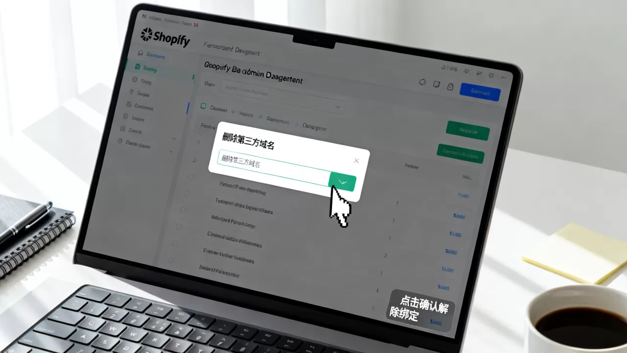 Shopify怎么删除第三方域名?如何解除域名绑定 Shopify怎么删除第三方域名?如何解除域名绑定