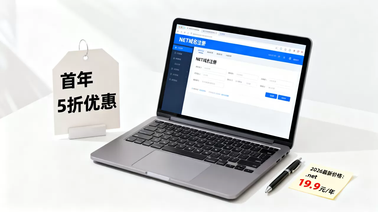 NET域名注册优惠有哪些？2026最新域名注册价格查询