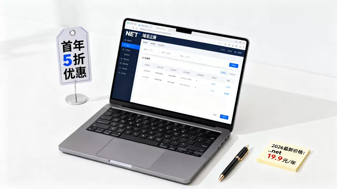 NET域名注册优惠有哪些？2026最新域名注册价格查询