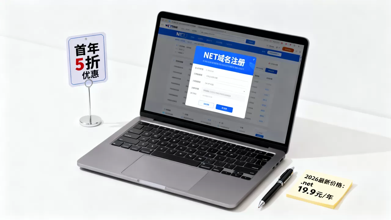 NET域名注册优惠有哪些？2026最新域名注册价格查询