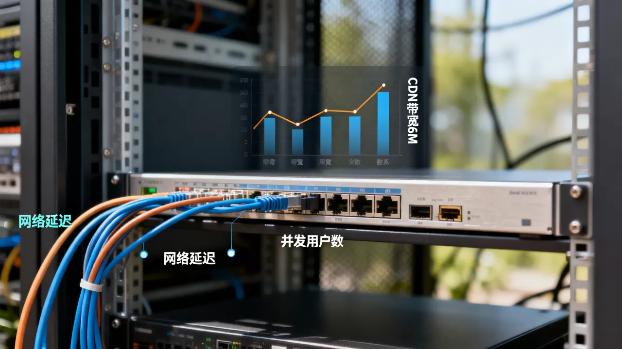 CDN带宽6M能带多少人？CDN带宽6M够用吗