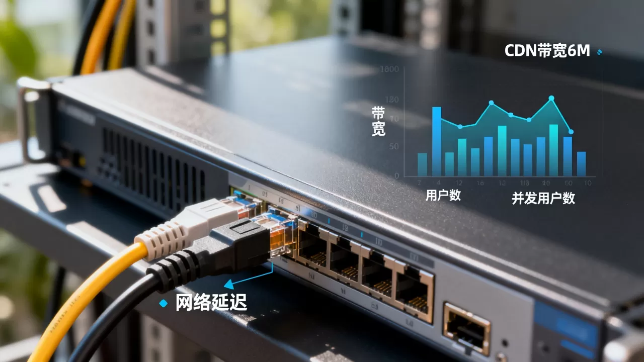 CDN带宽6M能带多少人？CDN带宽6M够用吗