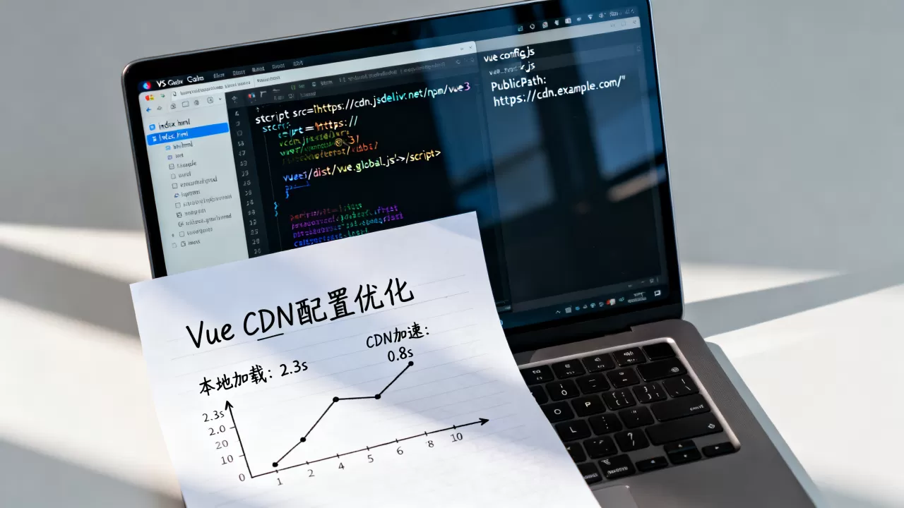 Vuejs静态文件cdn怎么配置？vue项目引入cdn加速优化