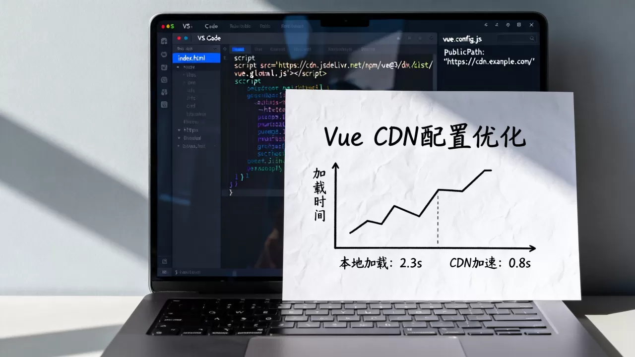 Vuejs静态文件cdn怎么配置？vue项目引入cdn加速优化