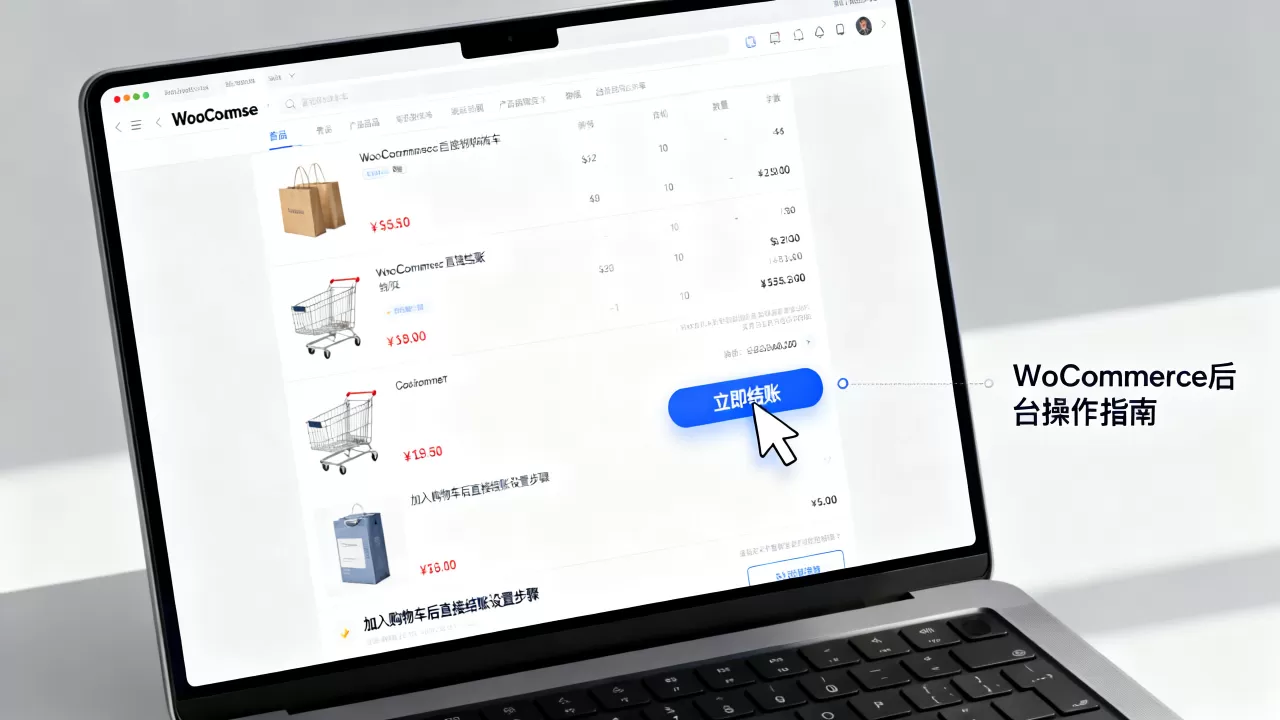 WooCommerce加入购物车后怎么直接结账? WooCommerce加入购物车后怎么直接结账?