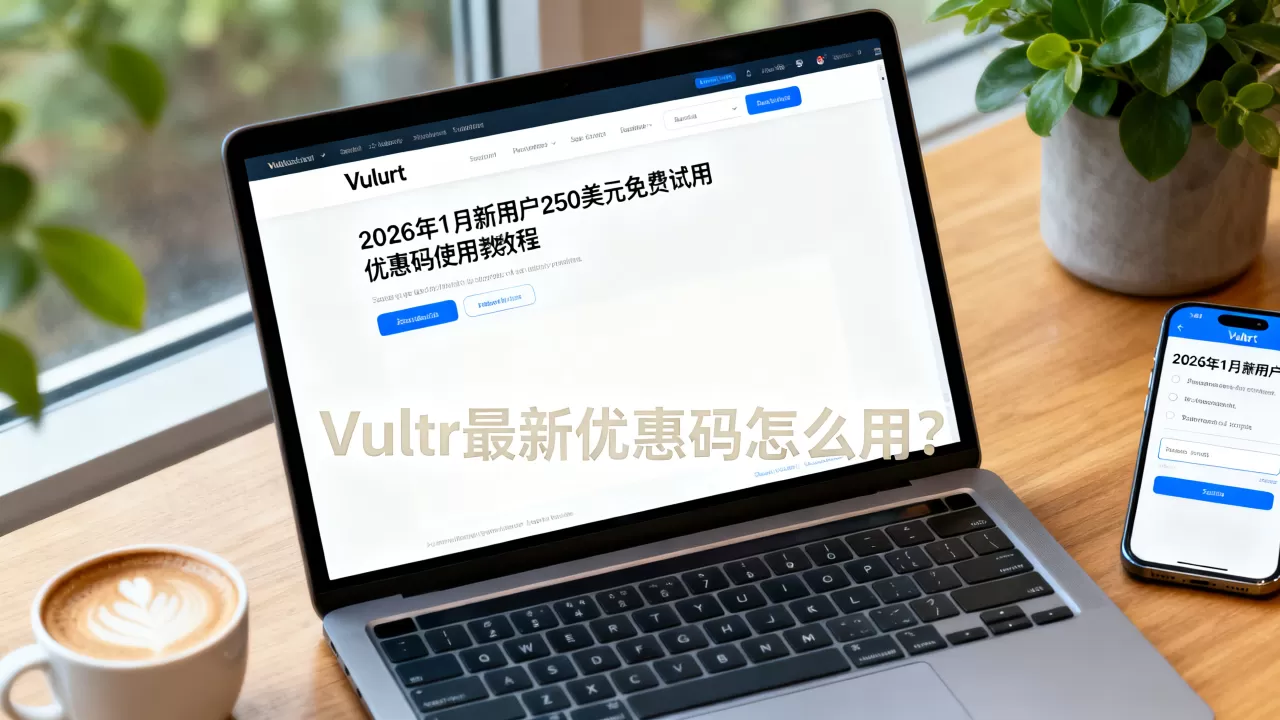 Vultr最新优惠码怎么用？2026年1月新用户250美元免费试用