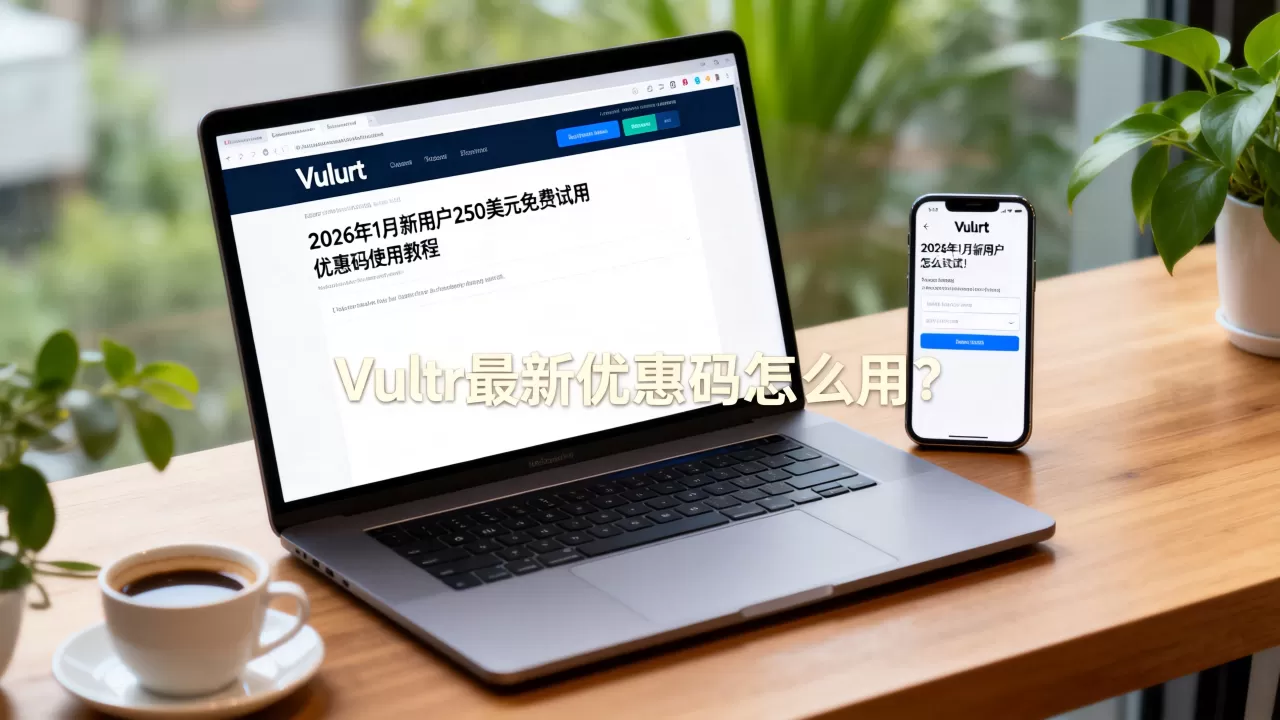 Vultr最新优惠码怎么用？2026年1月新用户250美元免费试用