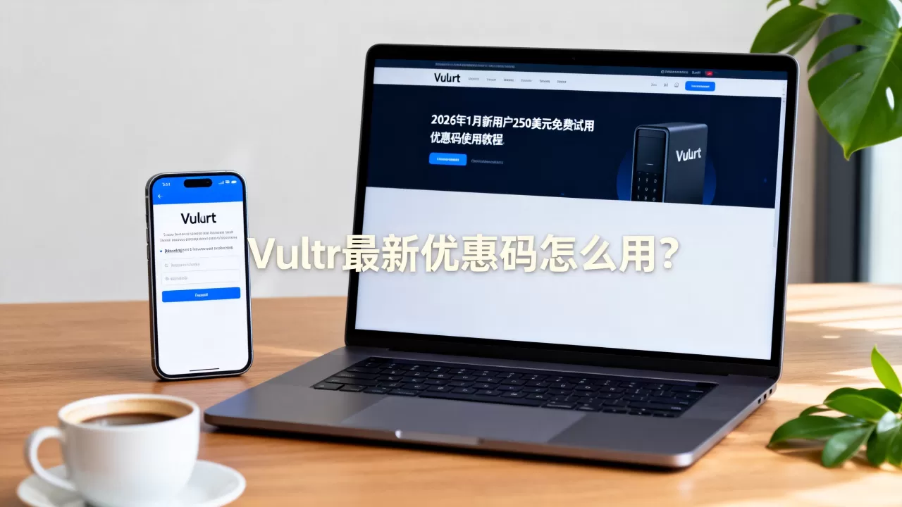 Vultr最新优惠码怎么用？2026年1月新用户250美元免费试用