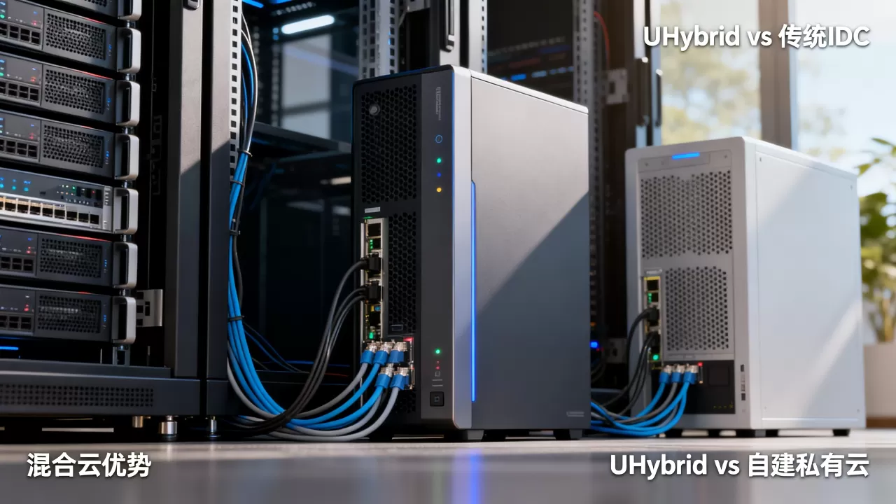 为何选混合云?UHybrid相比传统IDC和自建私有云优势在哪 为何选混合云?UHybrid相比传统IDC和自建私有云优势在哪