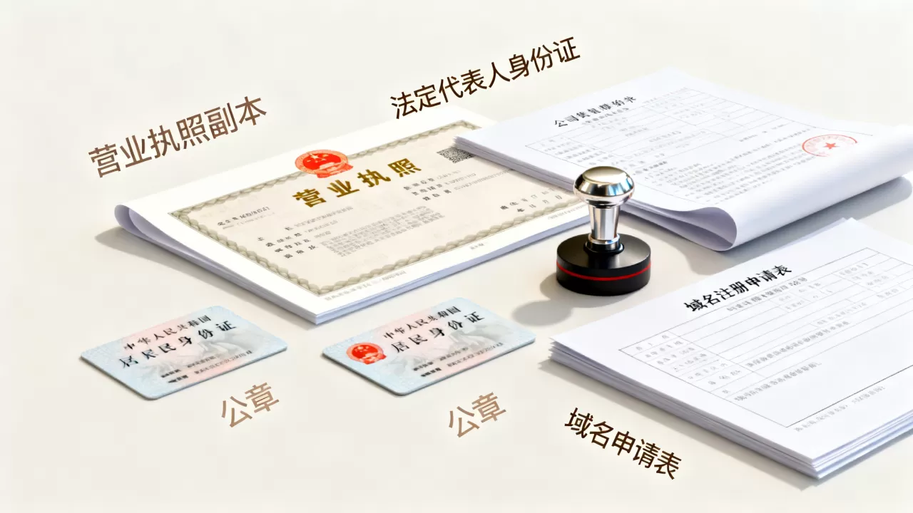 公司注册域名不是个人怎么办？公司域名注册需要什么材料