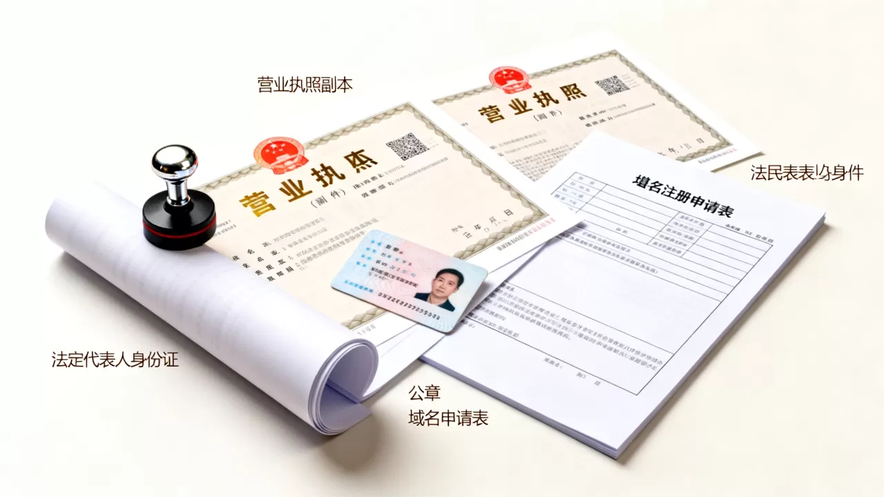 公司注册域名不是个人怎么办？公司域名注册需要什么材料