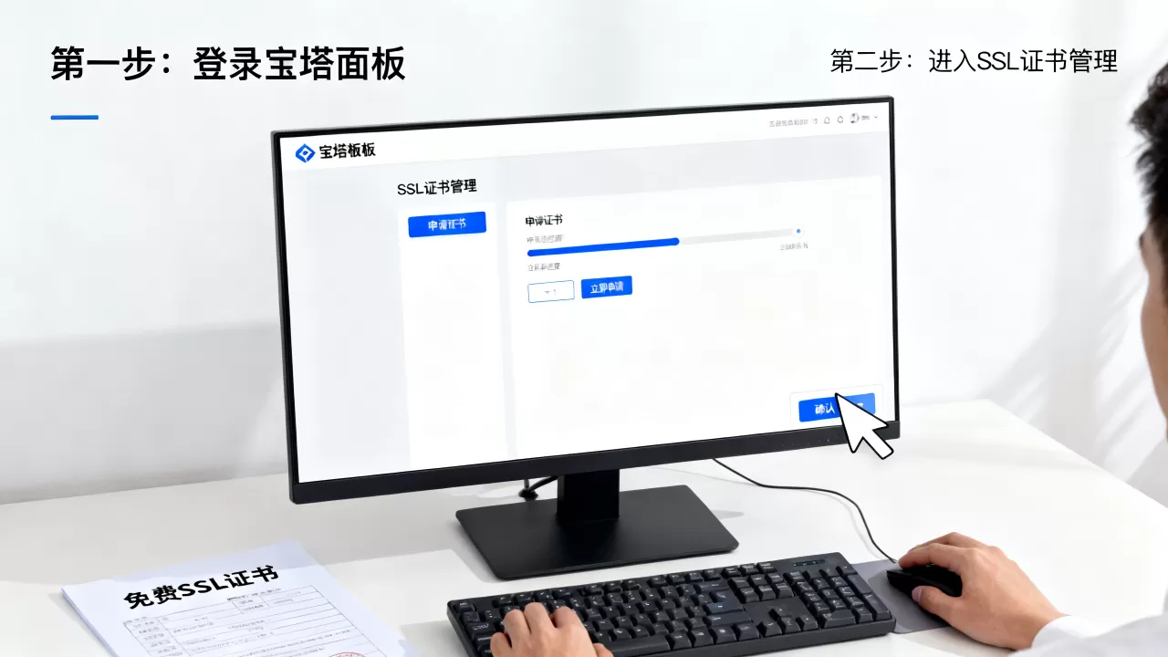 宝塔面板怎么安装SSL证书？宝塔面板申请免费SSL证书