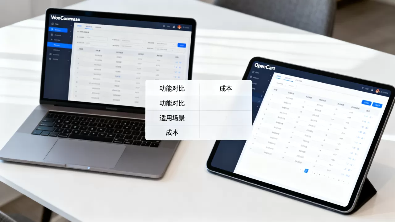 WooCommerce和OpenCart到底选哪个？跨境电商建站系统怎么选