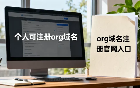 个人能注册org域名吗？org域名注册官网入口