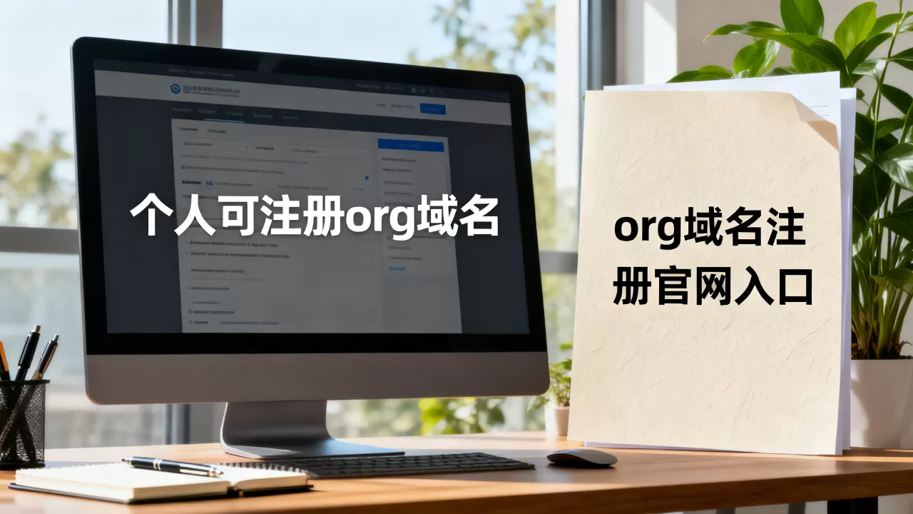 个人能注册org域名吗？org域名注册官网入口
