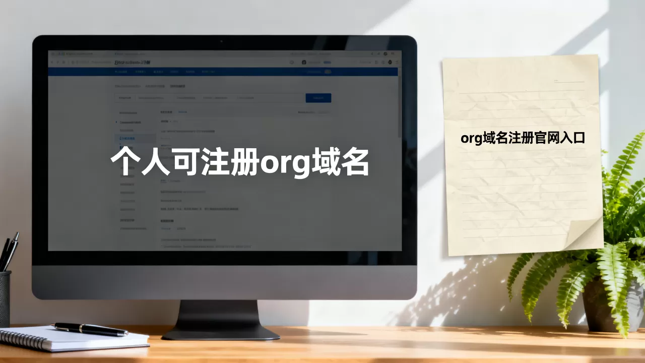 个人能注册org域名吗？org域名注册官网入口