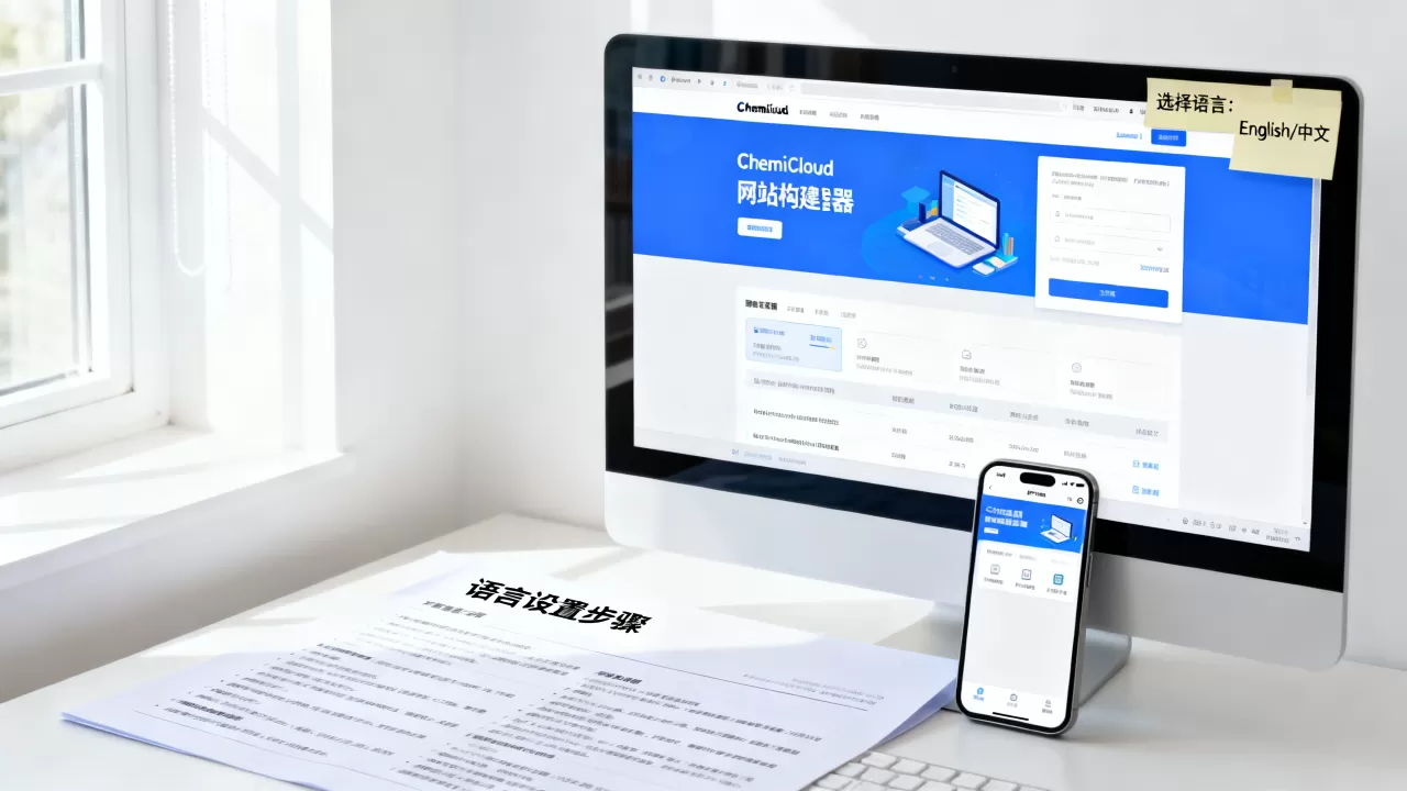 ChemiCloud网站构建器怎么换语言?ChemiCloud网站语言设置教程 ChemiCloud网站构建器怎么换语言?ChemiCloud网站语言设置教程