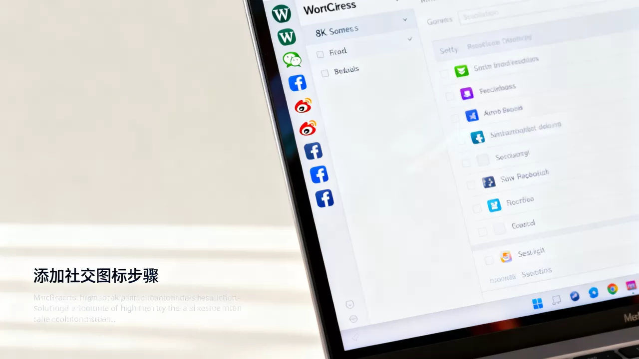 WordPress侧边栏怎么加社交图标?如何添加社交媒体图标 WordPress侧边栏怎么加社交图标?如何添加社交媒体图标