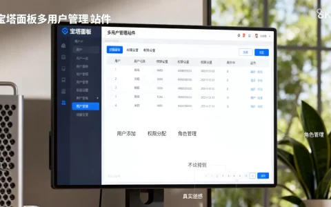 宝塔面板多用户管理插件怎么用？宝塔面板多用户权限设置