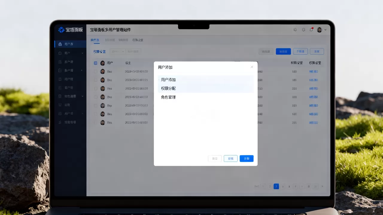 宝塔面板多用户管理插件怎么用？宝塔面板多用户权限设置