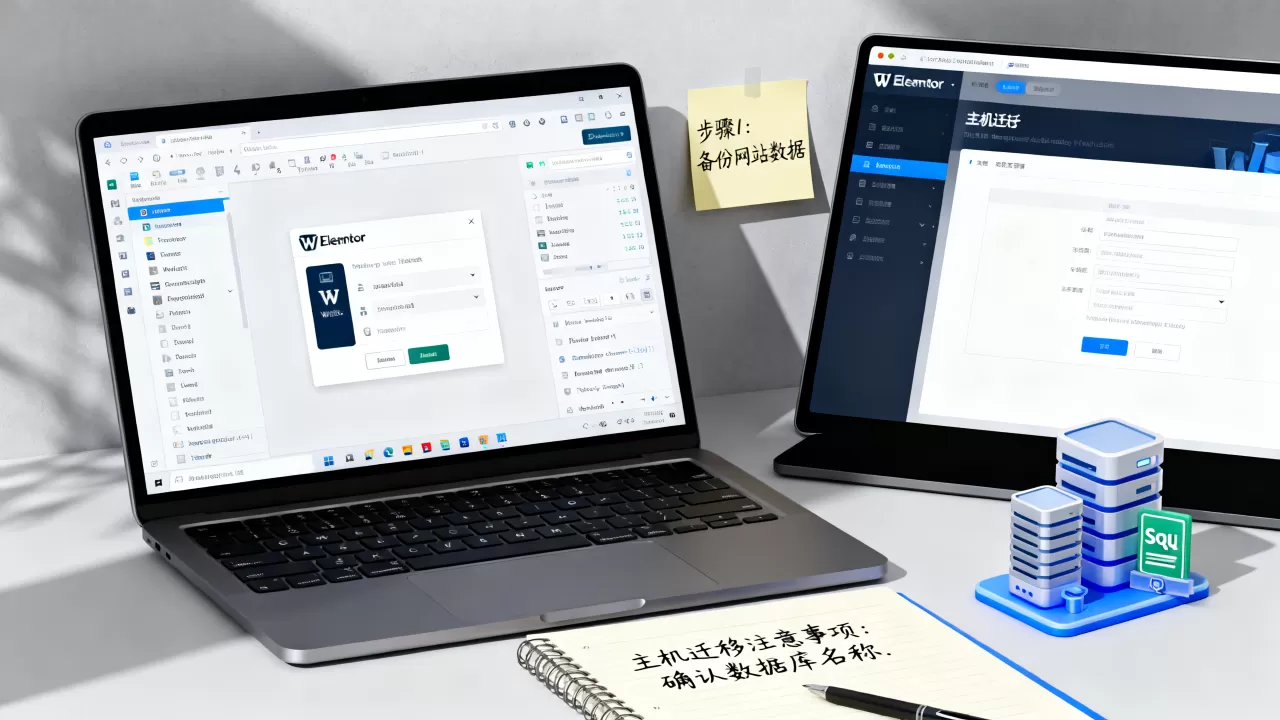 如何用Elementor复制WordPress网站？主机迁移教程详解