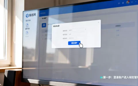 聚名网设置域名保护教程