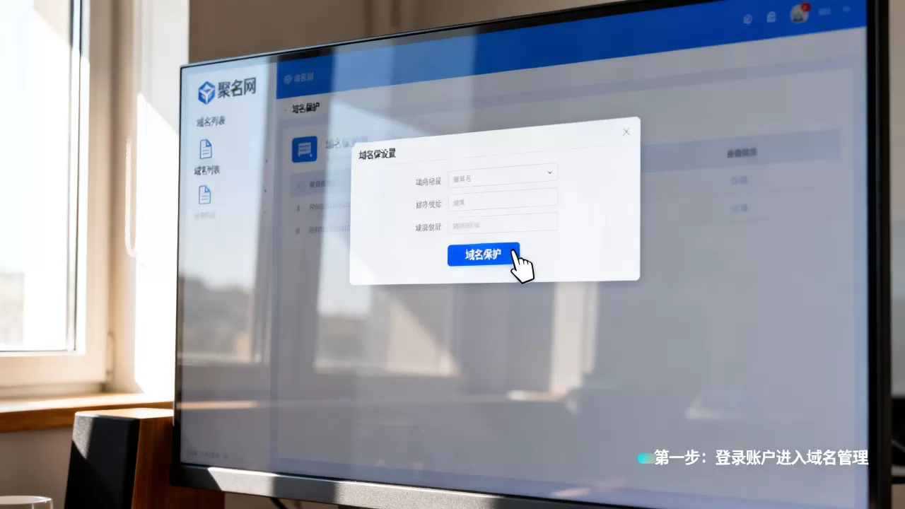 聚名网设置域名保护教程 聚名网设置域名保护教程