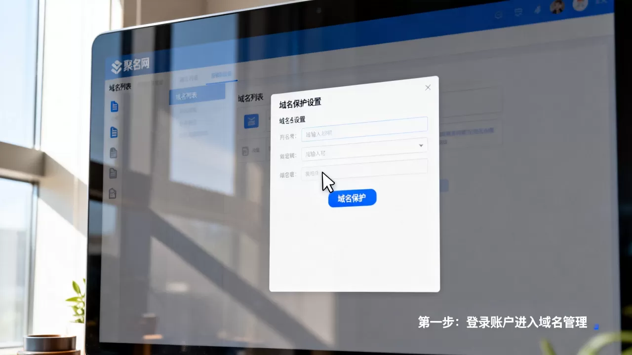 聚名网设置域名保护教程 聚名网设置域名保护教程