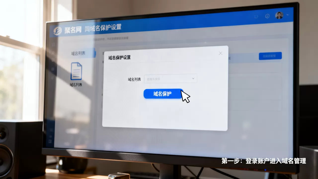 聚名网设置域名保护教程 聚名网设置域名保护教程