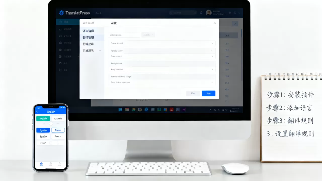 TranslatePress插件基本设置怎么调？多语言插件配置教程