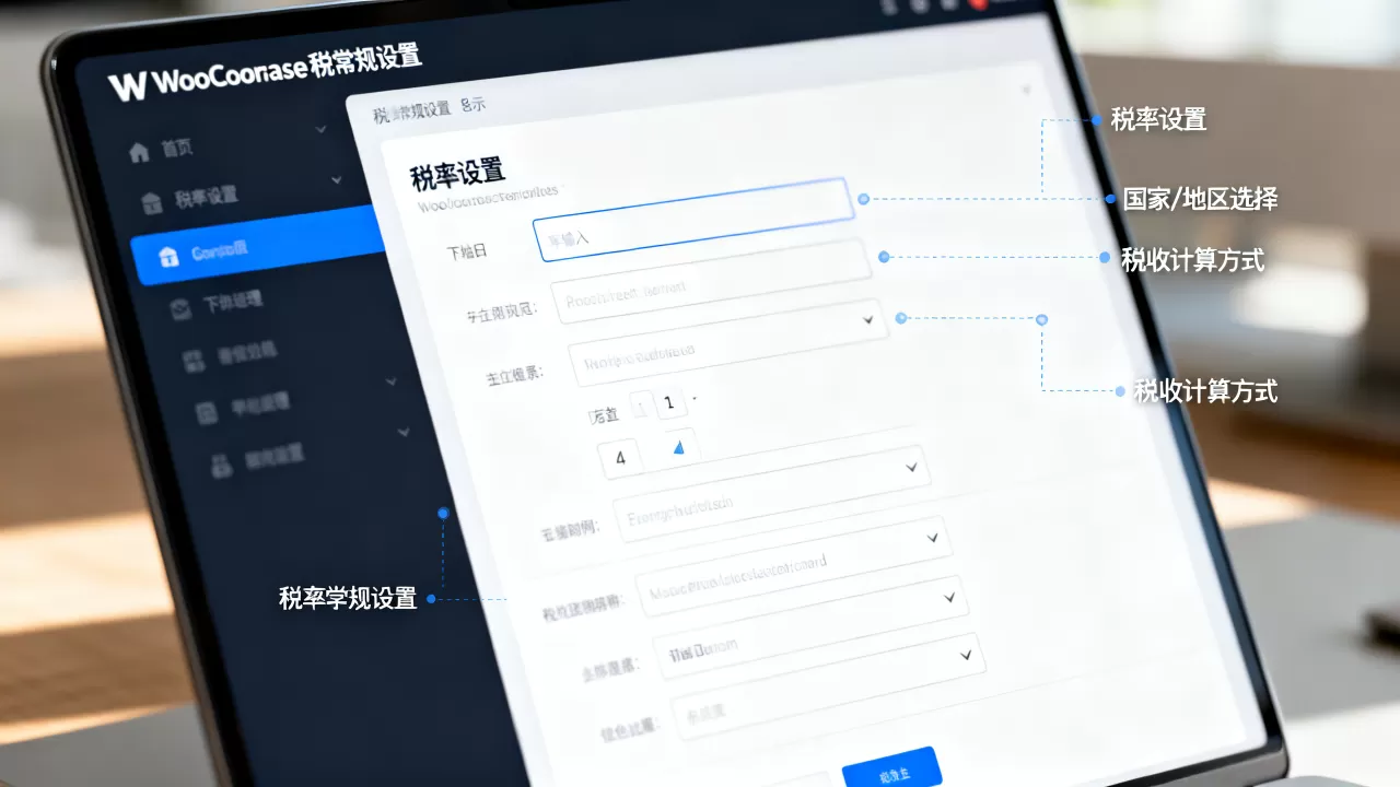 WooCommerce税常规设置怎么操作？woocommerce税常规设置界面介绍