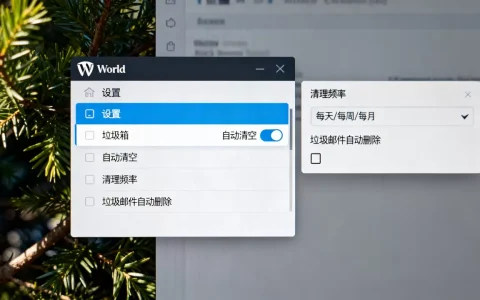 WordPress垃圾箱怎么设置自动清空？清理垃圾邮件的自动删除设置