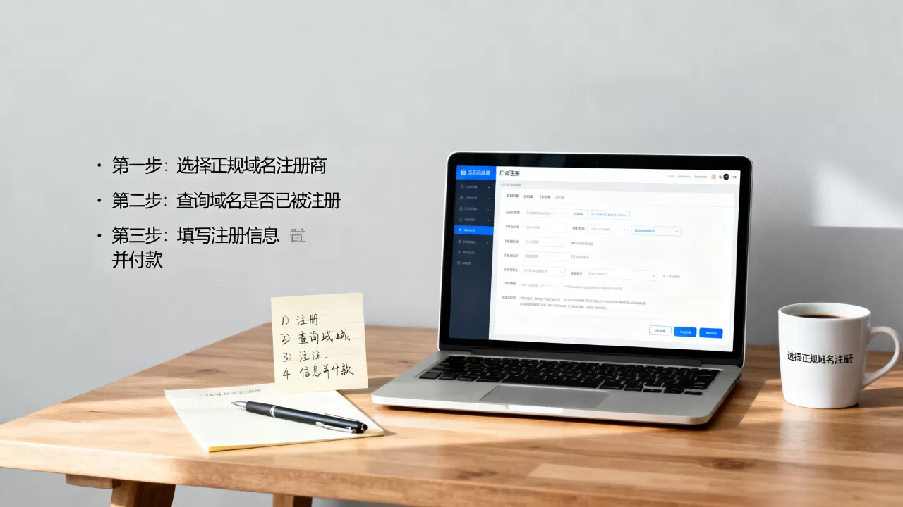 公司域名怎么注册？域名注册流程和注意事项