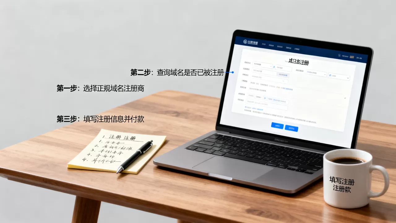 公司域名怎么注册？域名注册流程和注意事项