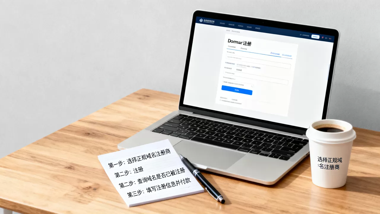 公司域名怎么注册？域名注册流程和注意事项