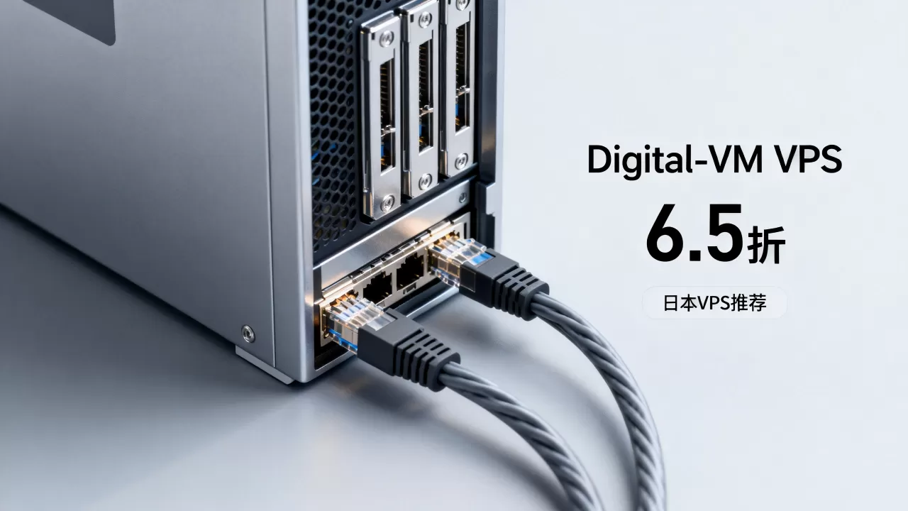 Digital-VM VPS全场6.5折值得买吗？便宜稳定的日本VPS推荐