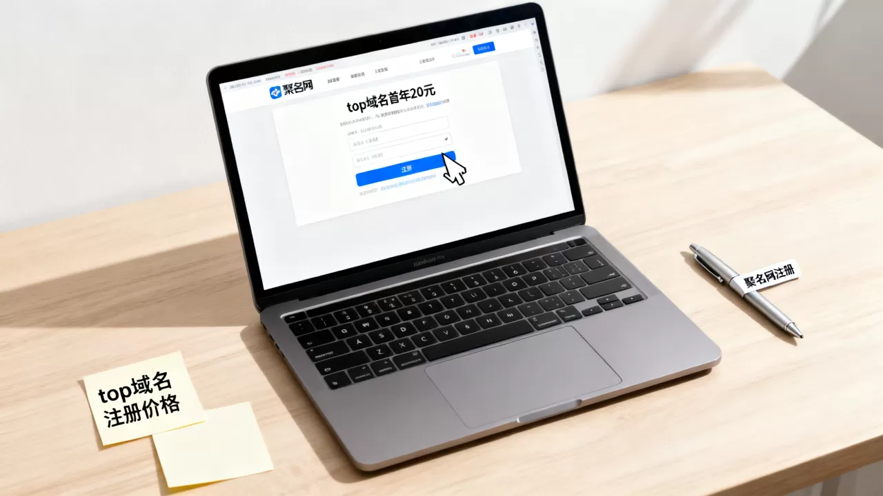 聚名网top域名首年仅需20元是真的吗？top域名注册价格