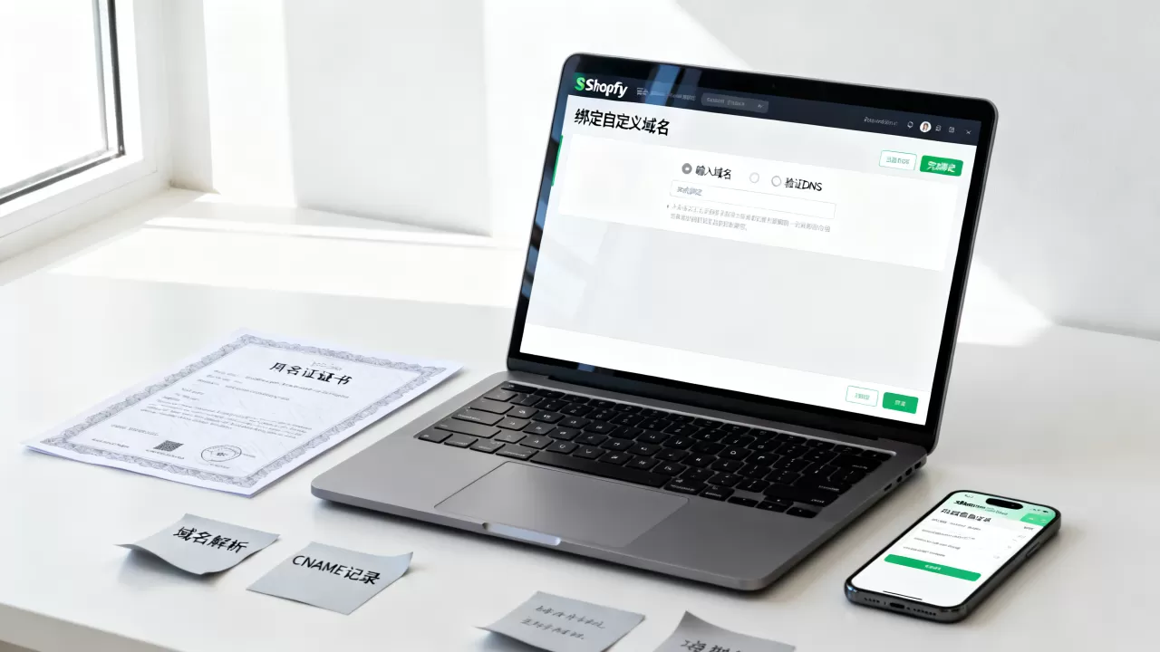 Shopify怎么绑定自定义域名?如何设置独立域名 Shopify怎么绑定自定义域名?如何设置独立域名