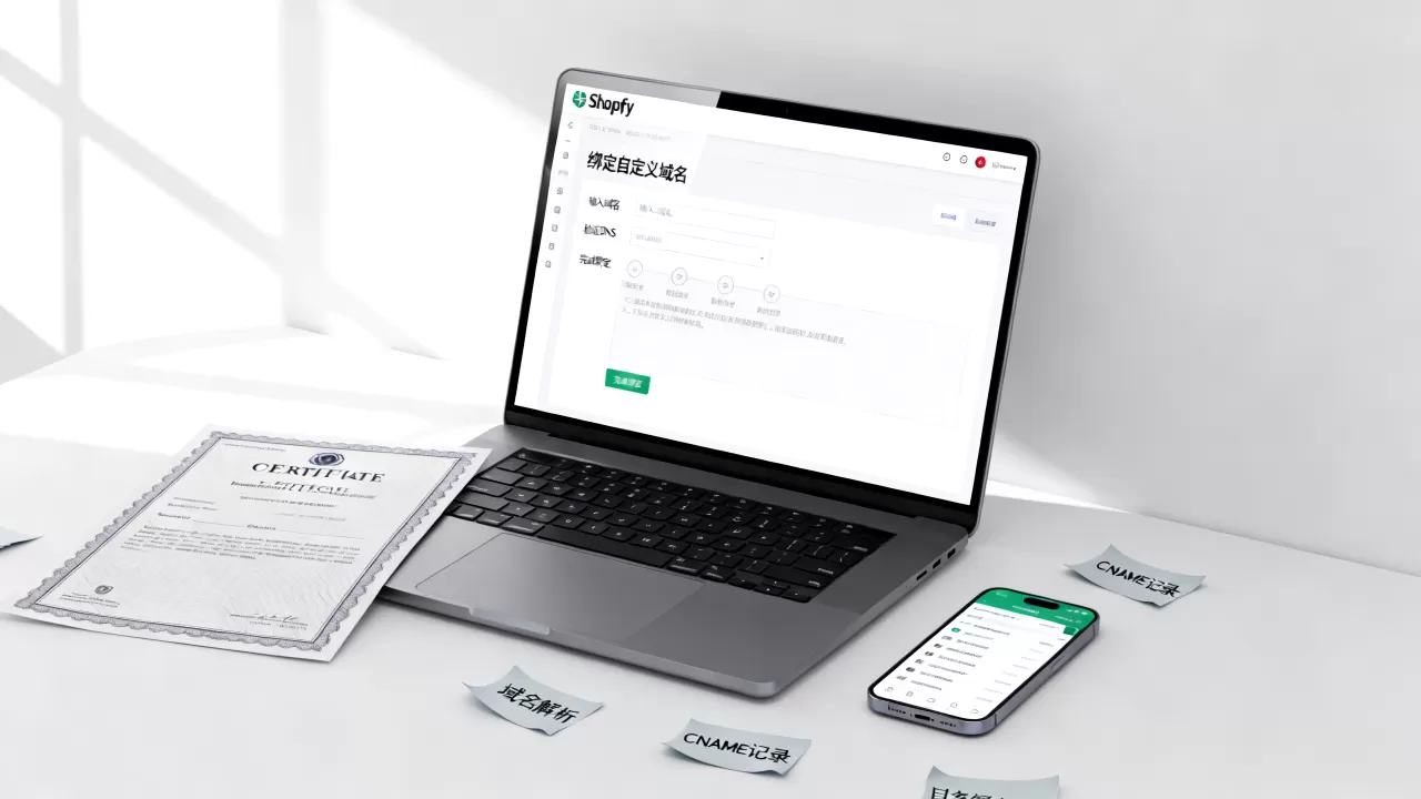 Shopify怎么绑定自定义域名?如何设置独立域名 Shopify怎么绑定自定义域名?如何设置独立域名