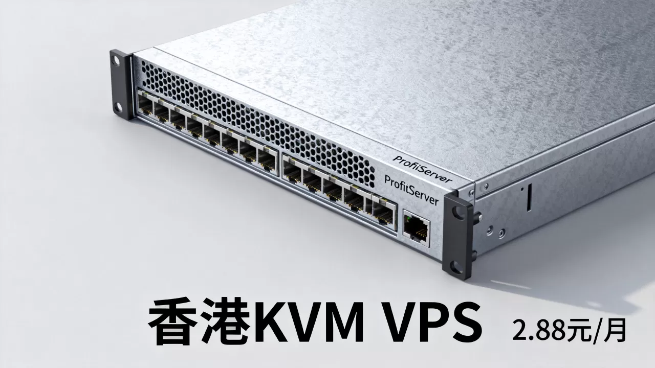 ProfitServer香港KVM VPS真的只要2.88元吗？香港VPS推荐性价比高